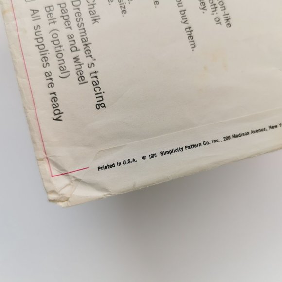 70s Simplicity Sewing Pattern 9231 Small Blouse - Picture 10 of 10